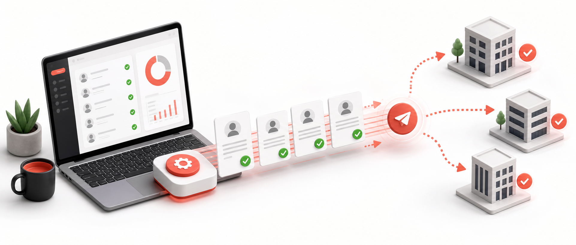 Generated application automation illustration