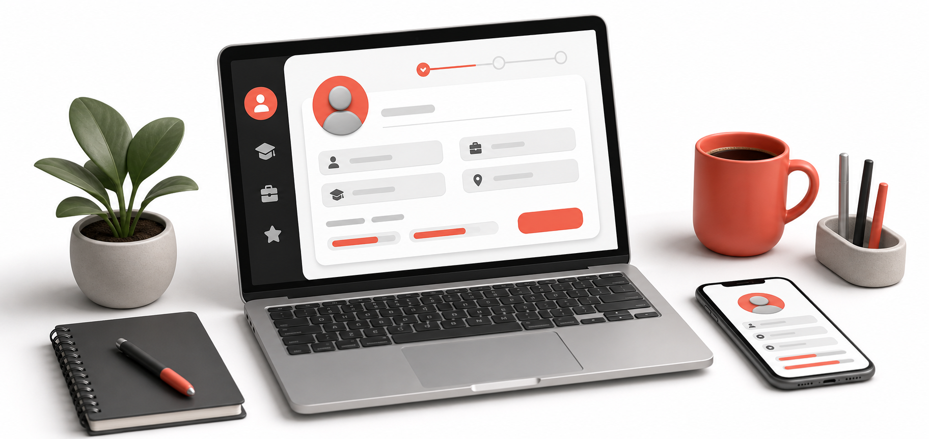 Generated profile setup illustration